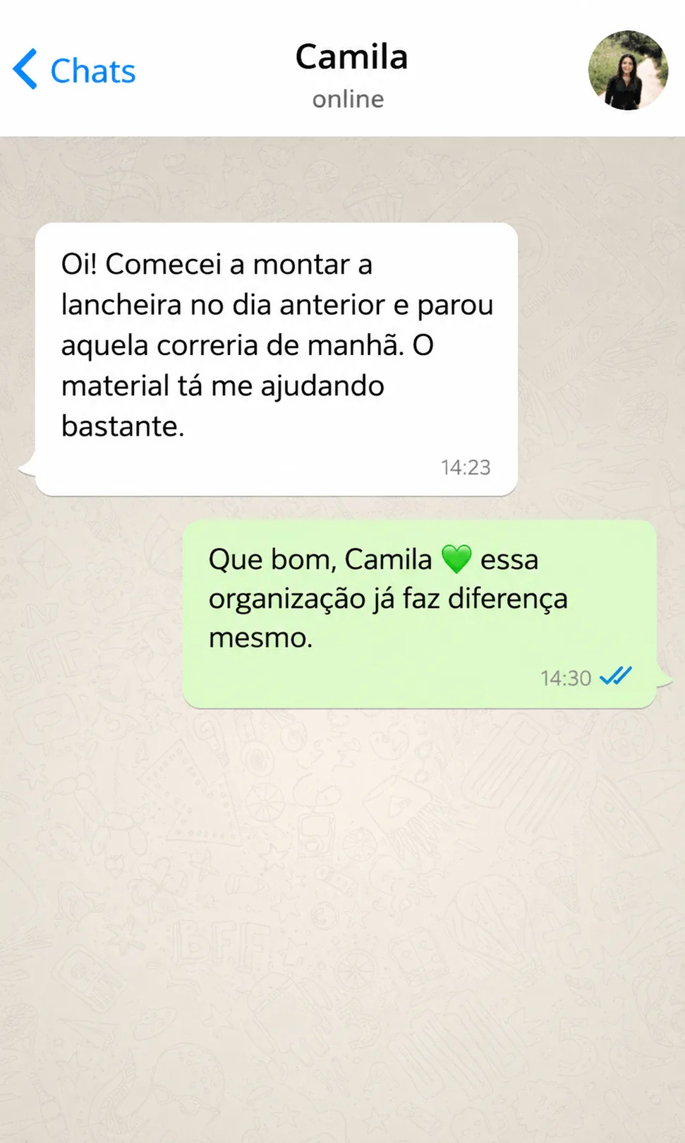 Depoimento 4 de cliente do Lanchinho Campeão